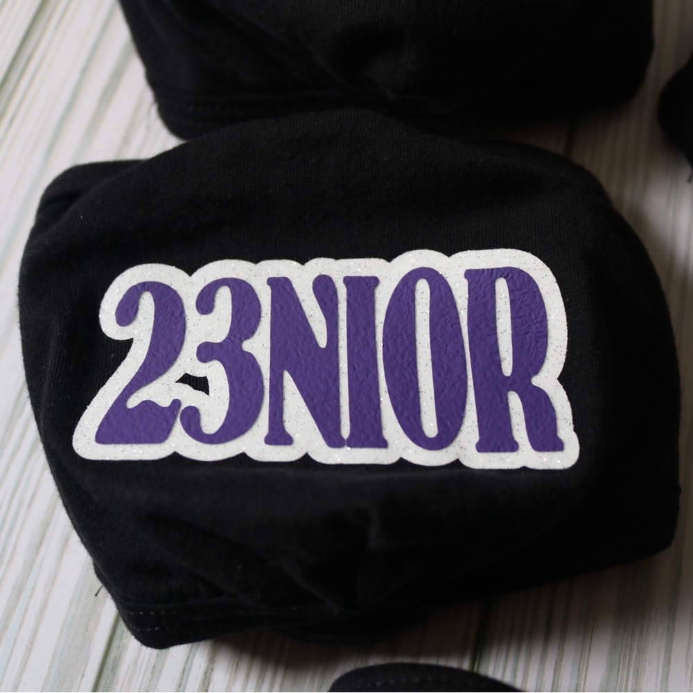 Senior custom face mask